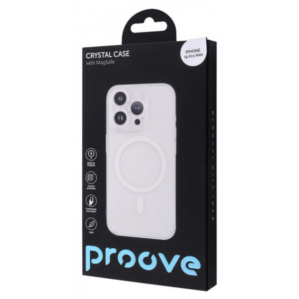 Чехол Proove Crystal Case with Magnetic Ring iPhone 14 Pro Max (transparent)