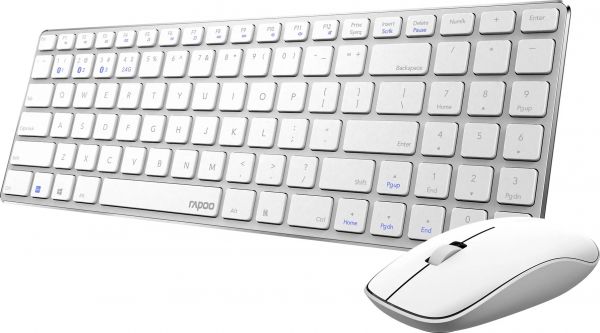 Комплект бездротовий RAPOO 9300M Wireless White