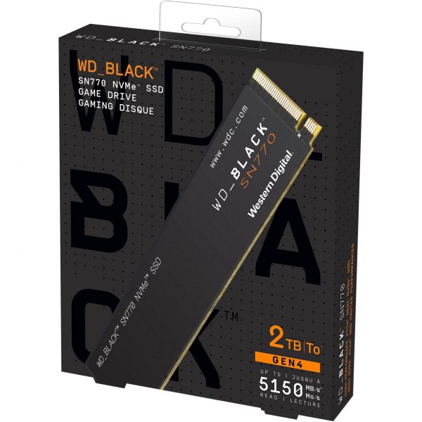 SSD накопитель Black SN770 2 TB (WDS200T3X0E)