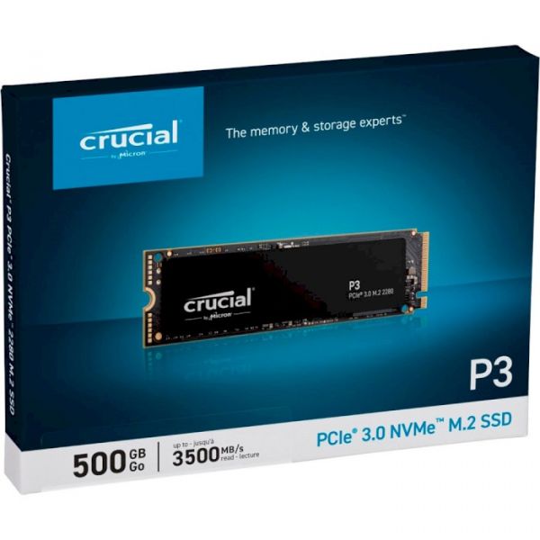 SSD накопитель Crucial P3 500 GB (CT500P3SSD8)