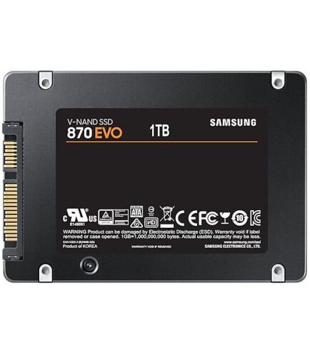 SSD накопичувач Samsung 870 EVO 1 TB (MZ-77E1T0B)