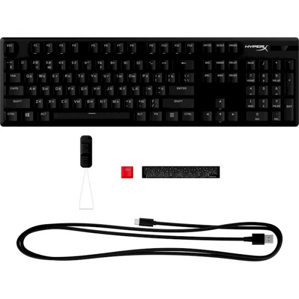 Клавіатура HyperX Alloy Origins PBT RGB Mechnical Red (639N3AA)