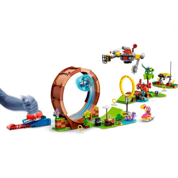 Блоковий конструктор LEGO Випробування Sonic's Green Hill Zone Loop (76994)