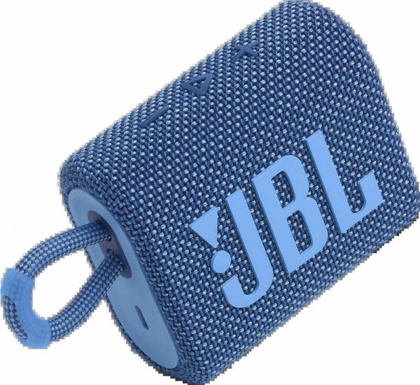 Портативна акустика JBL Go 3 Eco Blue (JBLGO3ECOBLU)