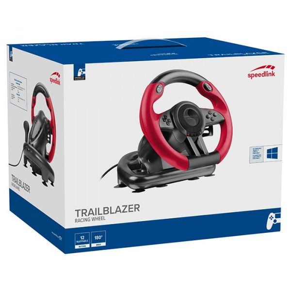 Кермо Speed-Link Trailblazer Racing Wheel for PS4/Xbox One/PS3/PC (SL-450500-BK)