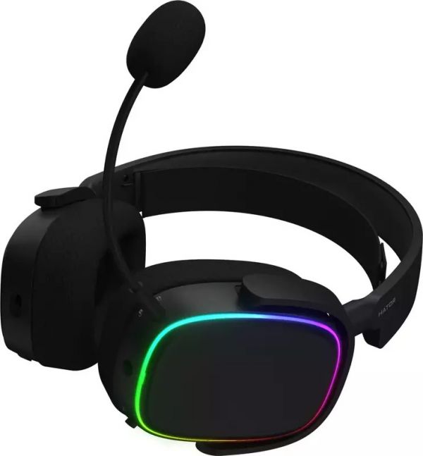 Компьютерная гарнитура Hator Phoenix Wireless RGB Tri-mode Black (HTA-870)