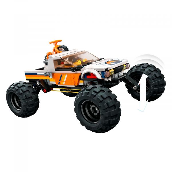 Блоковий конструктор LEGO City Пригоди на позашляховику 4x4 (60387)