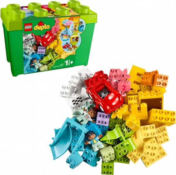 Блоковий конструктор LEGO DUPLO Коробка з кубиками Deluxe, 85 деталей (10914)