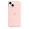 Чохол Apple Silicone Case with MagSafe iPhone 14 (1:1 original) Chalk Pink