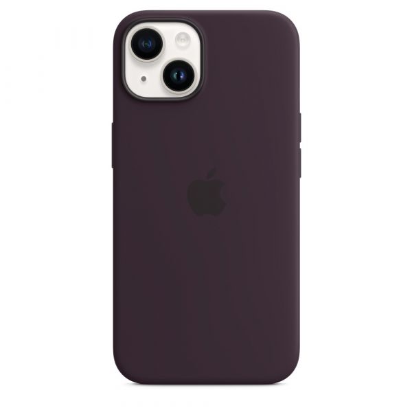 Чехол Apple Silicone Case with MagSafe iPhone 14 (1:1 original) Elderberry