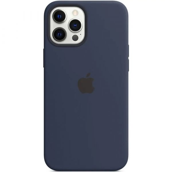 Чехол Apple Silicone Case for iPhone 12 Pro Max Deep Navy