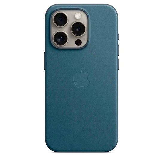 Чехол Apple FineWoven Case with Animation & MagSafe iPhone 15 Pro Max (1:1 original), Pacific Blue