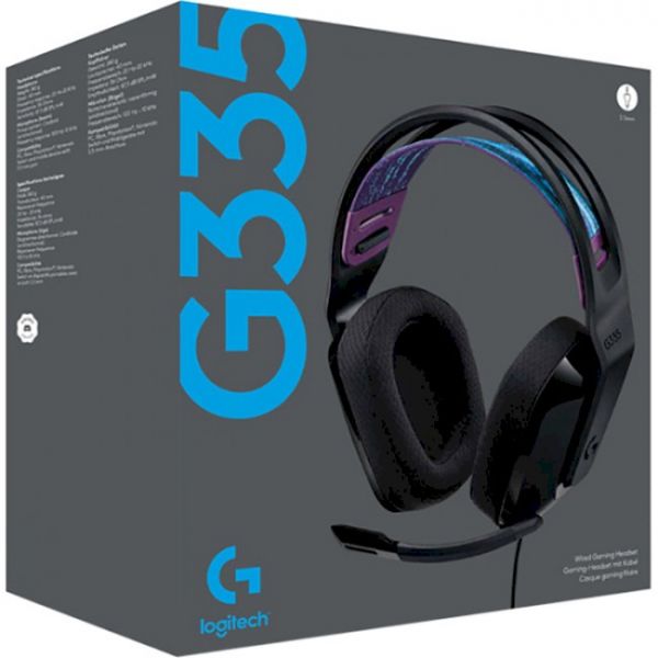 Комп'ютерна гарнітура Logitech G335 Wired Gaming Black (981-000978)