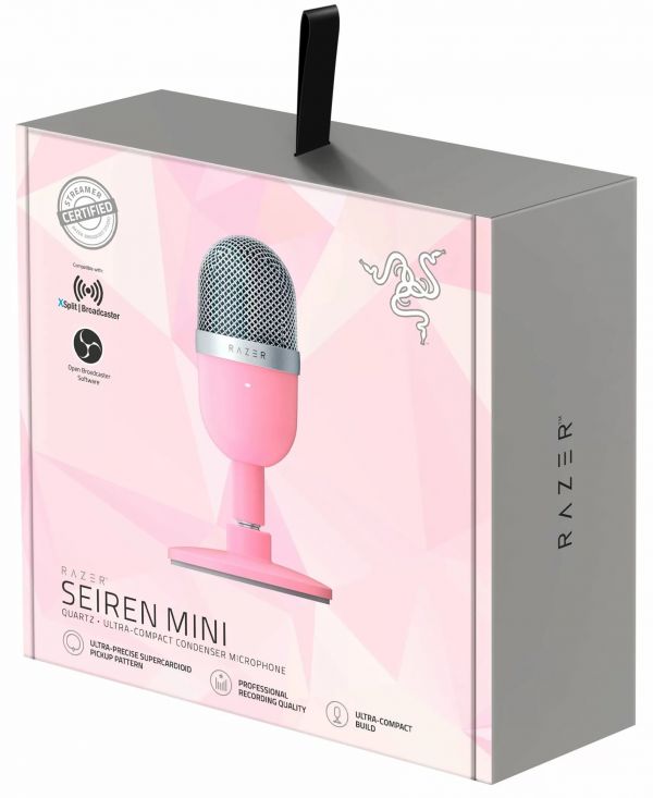 Мікрофон для ПК Razer Seiren mini Quartz (RZ19-03450200-R3M1)