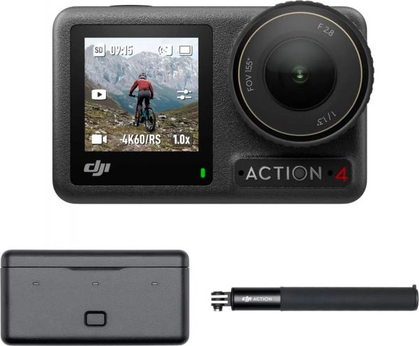 Екшн-камера DJI Osmo Action 4 Adventure Combo (CP.OS.00000270.01)