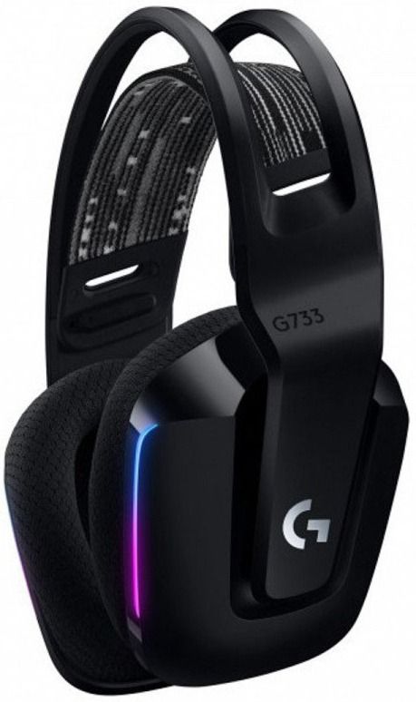 Комп'ютерна гарнітура Logitech G733 Lightspeed Wireless RGB Black (981-000864)