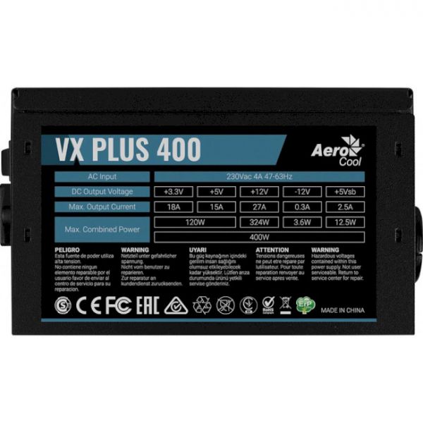 Блок живлення AeroCool VX Plus 500 (ACPN-VS50NEY.11) 500W