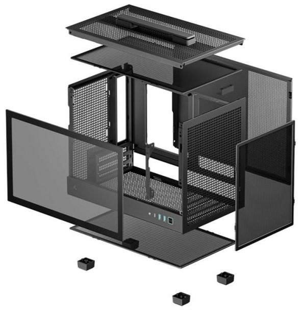 Корпус Deepcool CH160 Black (R-CH160-BKNGI0-G-1)