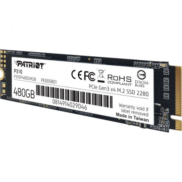 SSD накопитель PATRIOT P310 480 GB (P310P480GM28)