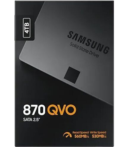 SSD накопичувач Samsung 870 QVO 4 TB (MZ-77Q4T0BW)