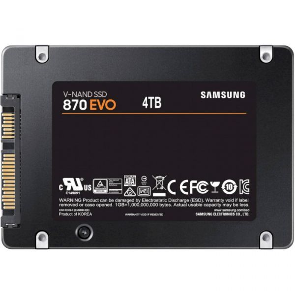 SSD накопичувач Samsung 870 EVO 4 TB (MZ-77E4T0B)