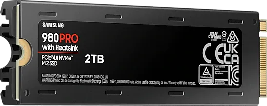 SSD накопичувач Samsung 980 PRO w/ Heatsink 2 TB (MZ-V8P2T0CW)