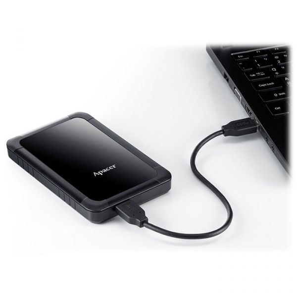 Зовнішній жорсткий диск 2.5" USB 1.0TB Apacer AC532 Black (AP1TBAC532B-1)