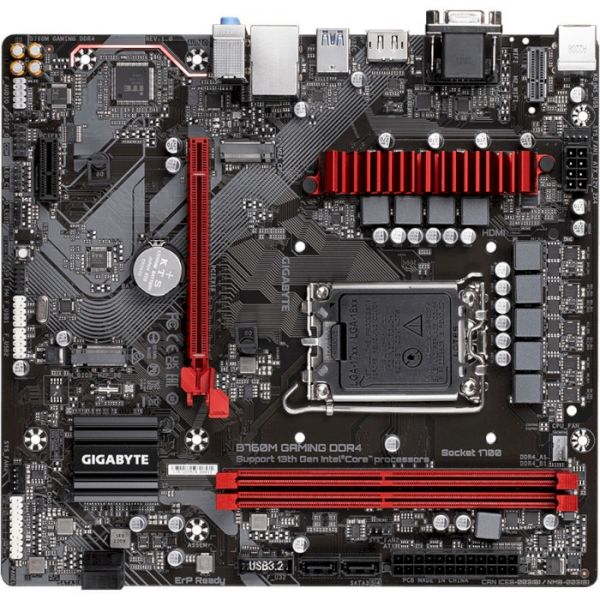 Материнська плата Gigabyte B760M Gaming DDR4