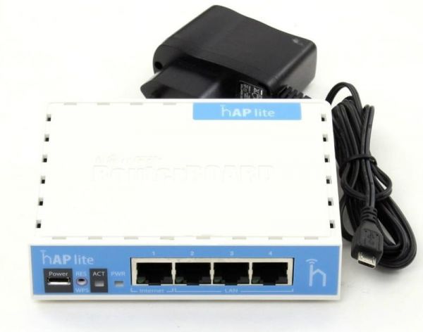 Маршрутизатор Mikrotik hAP lite (RB941-2ND)