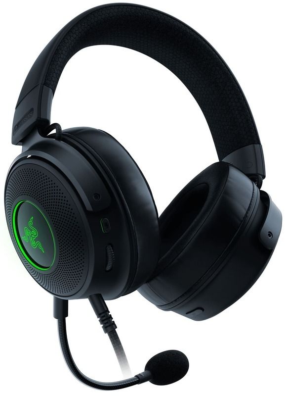 Комп'ютерна гарнітура Razer Kraken V3 HyperSense Black (RZ04-03770100-R3M1)