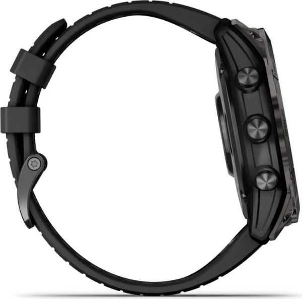 Смарт-годинник Garmin Fenix 7X Pro Solar Slate Gray w. Black Band (010-02778-00/01)