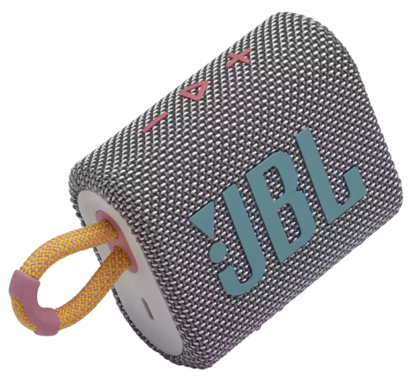 Портативна акустика JBL Go 3 Gray (JBLGO3GRY)