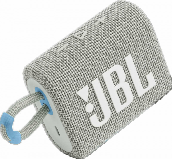 Портативна акустика JBL Go 3 Eco White (JBLGO3ECOWHT)