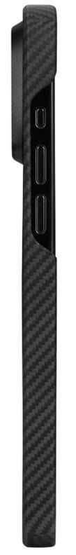 Чохол Pitaka MagEZ Case 4 Twill 600D Black/Grey for iPhone 15 Pro (KI1501PA)