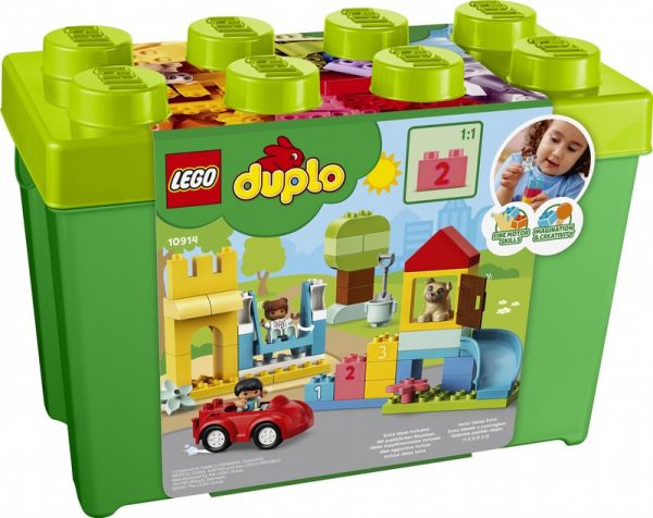 Блоковий конструктор LEGO DUPLO Коробка з кубиками Deluxe, 85 деталей (10914)