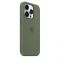 Чехол Apple Silicone Case with MagSafe iPhone 14 Pro (1:1 original) Olive