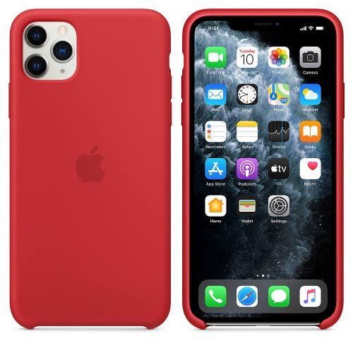 Чехол Apple Silicone Case Red for IPhone 11 Pro Max