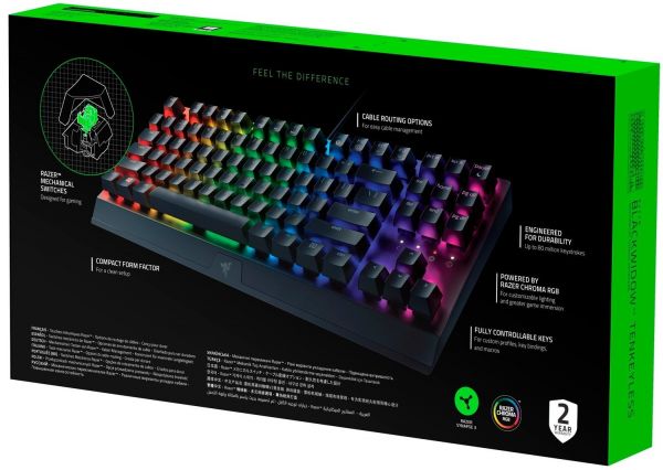 Клавіатура Razer BlackWidow V3 TKL Green (RZ03-03490700-R3R1)