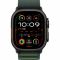 Apple Watch Ultra 2 GPS + Cellular 49mm Black Titan. Case w. Dark Green Alpine Loop - Medium (MX4R3)
