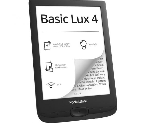 Електронна книга PocketBook 618 Basic Lux 4 Black (PB618-P-CIS)