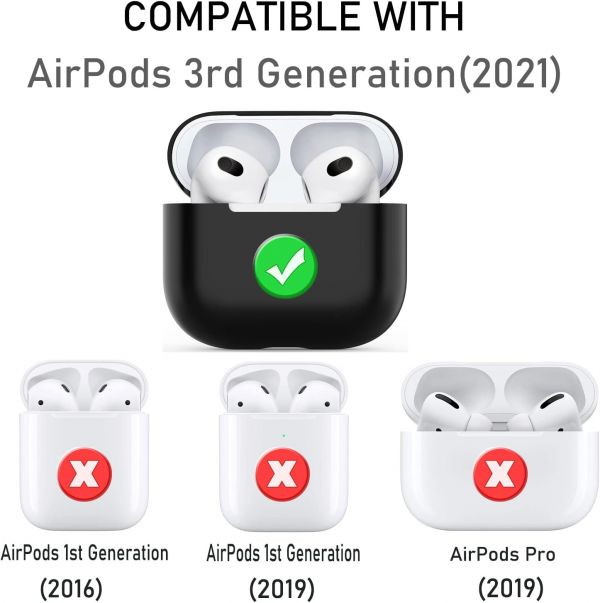 Чохол AirPods 3 Case Protection Ultra Slim, Black