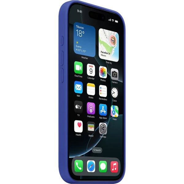 Чехол iPhone 16 Pro Silicone Case with MagSafe/ultramarine/