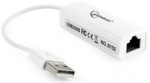 USB -  адаптер  Gembird (NIC-U2-02) USB - Fast Ethernet