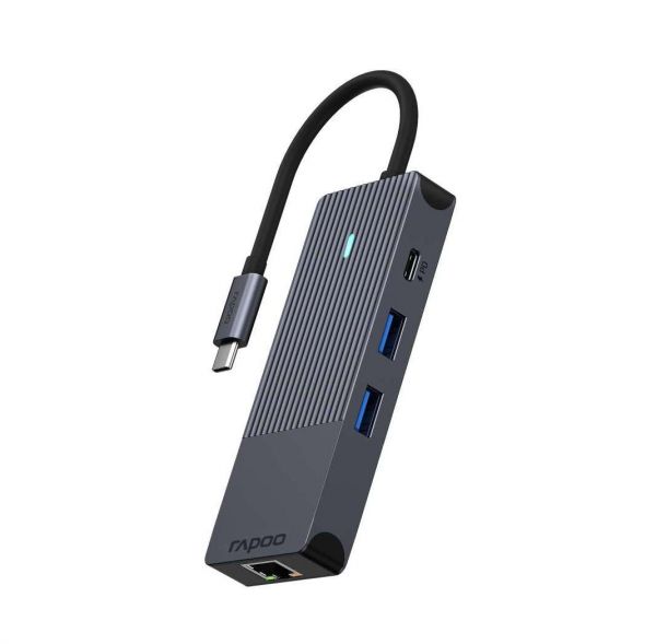 USB-хаб RAPOO 8-in-1 USB-C Multiport Adapter (UCM-2004)