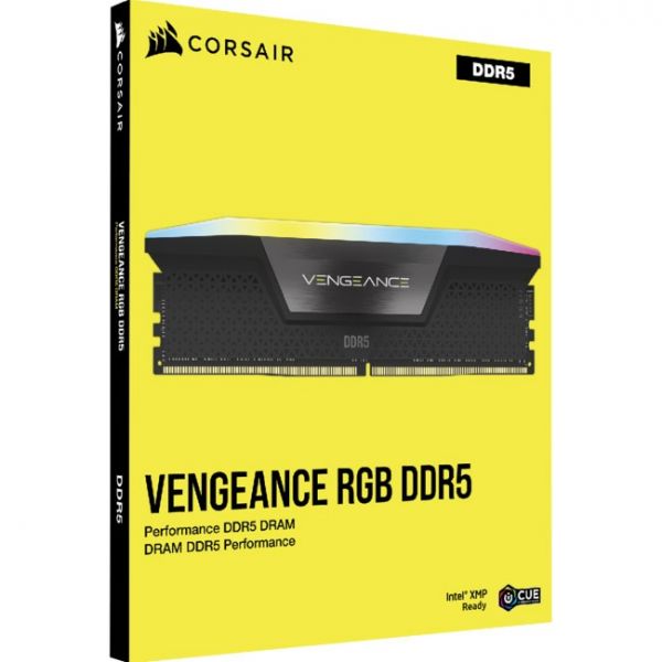 Модуль пам`ятi DDR5 2x16GB/6000 Corsair Vengeance RGB Black (CMH32GX5M2D6000C36)