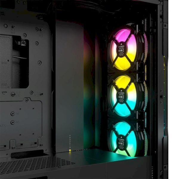 Корпус Corsair iCUE 5000T RGB Tempered Glass Black (CC-9011230-WW)