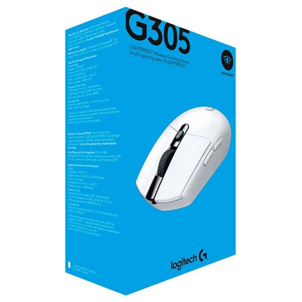 Миша Logitech G305 Lightspeed White (910-005291)