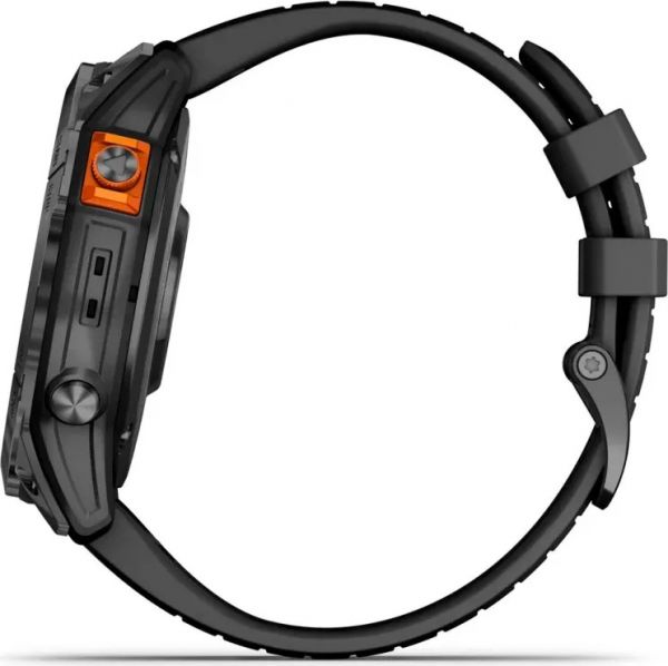 Смарт-годинник Garmin Fenix 7X Pro Solar Slate Gray w. Black Band (010-02778-00/01)