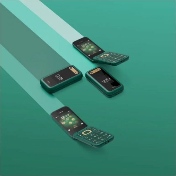 Мобільний телефон Nokia 2660 Flip Green (1GF011PPJ1A05)