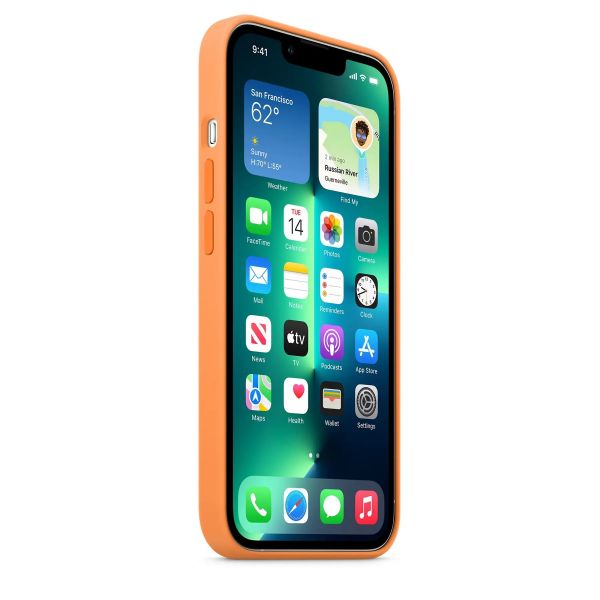 Чехол Silicone Case iPhine 13 Pro (1:1 original) Marigold